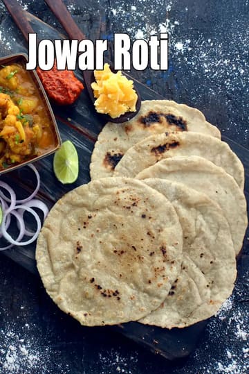Jowar Roti Recipe (Jowar Ki Roti)