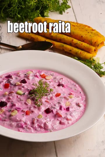 Beetroot Raita Recipe (Chukandar Raita)