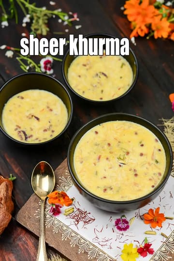 Sheer Khurma Recipe (Hyderabadi Sheer Khurma)