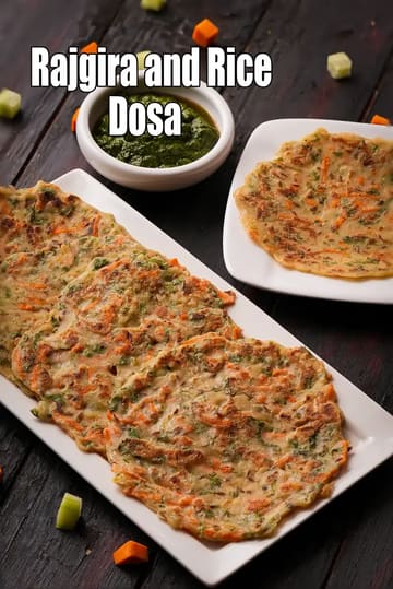 Rajgira And Rice Dosa Recipe (Amaranth And Rice Dosa)