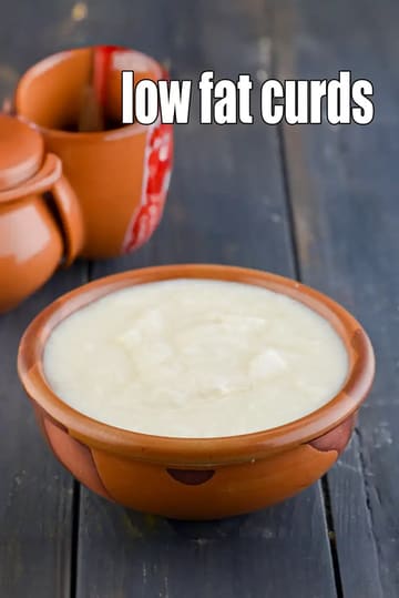 Low Fat Curds Recipe (Healthy Low Fat Curds)