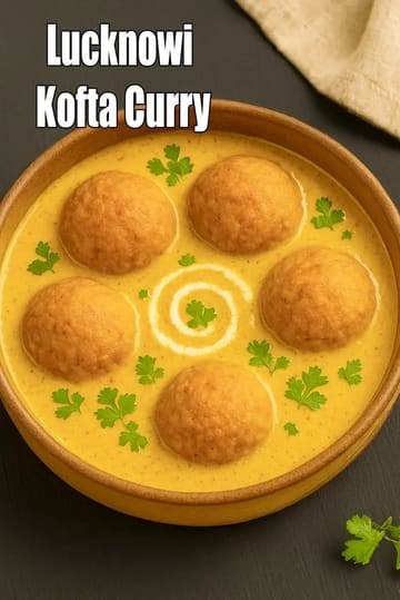 Lucknowi Kofta Curry Recipe (Vegetable Kofta Curry)
