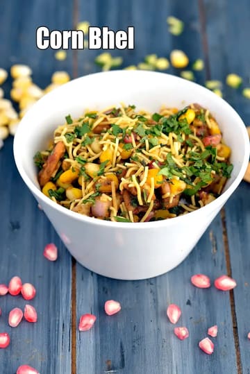 Corn Bhel Recipe (Fresh Corn Bhel)