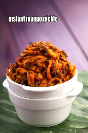 Instant Mango Pickle Recipe (Aam Ka Achar)