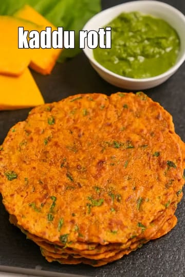 Kaddu Roti Recipe (Kaddu Paratha)
