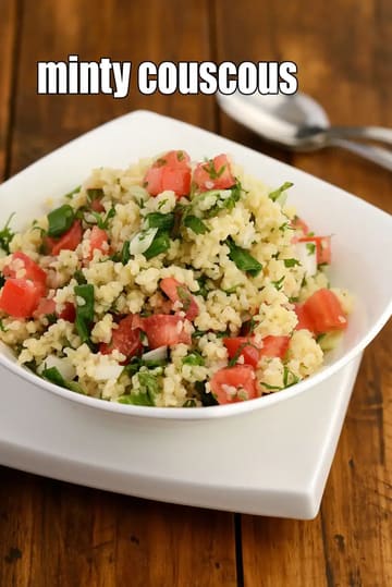 Minty Couscous Recipe (Healthy Minty Couscous Salad)