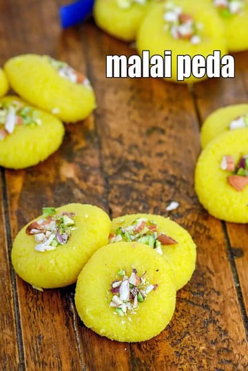 Malai Peda Recipe (Malai Peda Mithai)