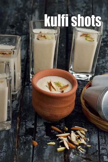 Kulfi Shots Recipe (Malai Kulfi Milkshake)