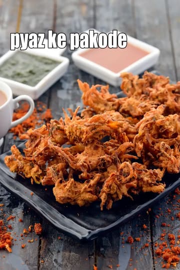 Pyaz Ke Pakode Recipe (Kanda Bhaji)