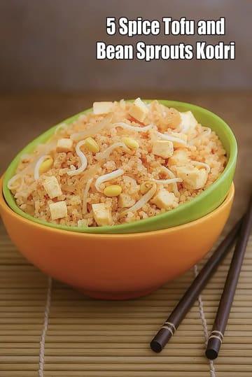 5 Spice Tofu And Bean Sprouts Kodri ( Diabetic ) Recipe