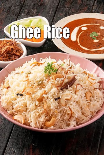 Ghee Rice Recipe (How To Make Ghee Rice)