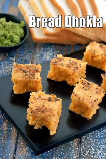 Bread Dhokla Recipe (Instant Bread Dhokla)