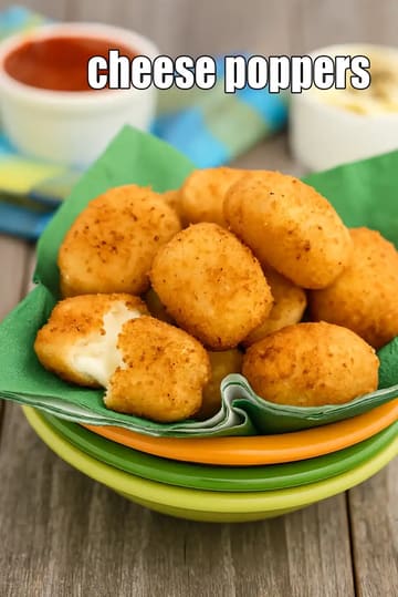 Cheese Poppers Recipe (Indian Style Cheese Poppers)
