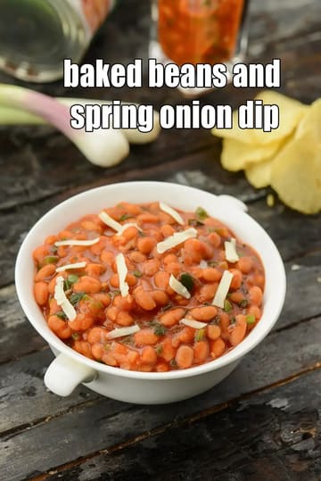 Baked Beans And Spring Onion Dip Recipe