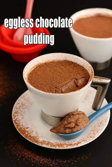 Eggless Chocolate Pudding Recipe