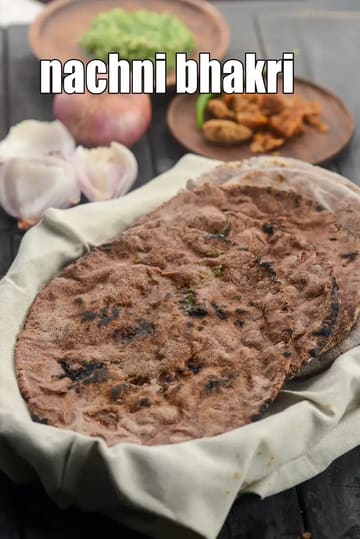 Nachni Bhakri Recipe (Authentic Maharashtrian Nachni Bhakri)