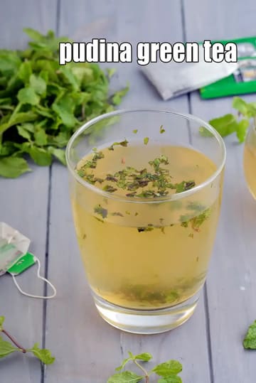 Pudina Green Tea Recipe (Mint Leaves Green Tea)