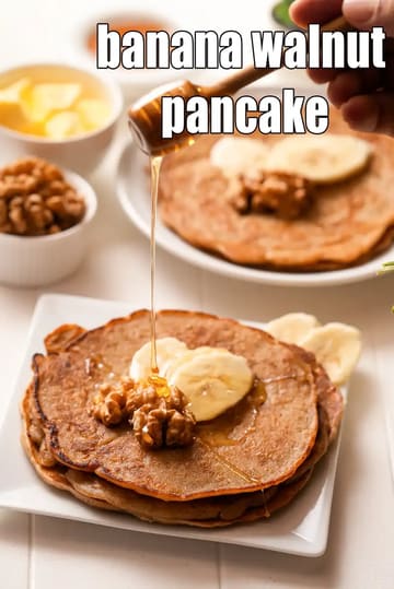 Banana Walnut Pancake Recipe