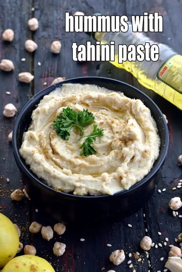Hummus With Tahini Paste Recipe (Authentic Hummus)