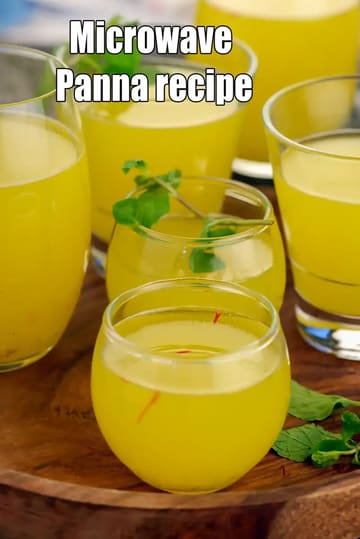 Microwave Panna Recipe (Indian Microwave Summer Drink)