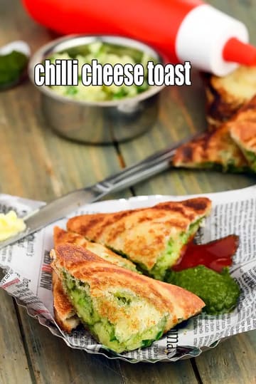 Chilli Cheese Toast Recipe