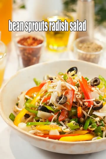 Bean Sprouts Radish Salad Recipe