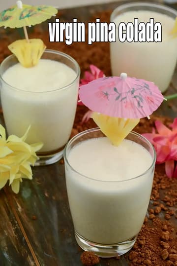 Virgin Pina Colada Recipe (Indian Style Virgin Pina Colada)