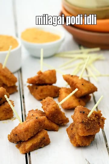 Idli Milagai Podi Recipe (Malgapodi Idli)