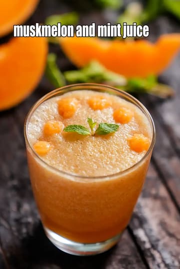 Muskmelon And Mint Juice Recipe