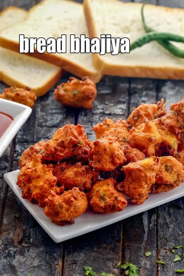 Bread Bhajiya Recipe (Crispy Indian Bread Bhajiya)