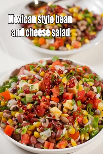 Mexican Styleâ Bean And Cheese Salad Recipe