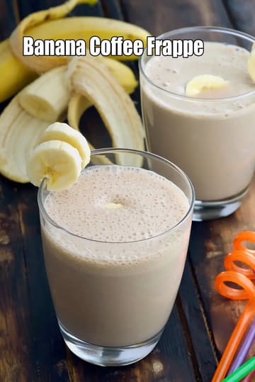 Banana Coffee Frappe Recipe (Quick Dessert Recipes)
