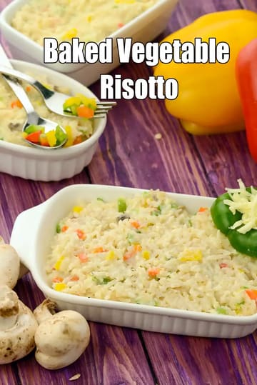 Baked Vegetable Risotto Recipe