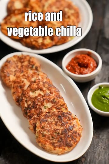 Rice And Vegetable Chilla Recipe