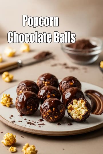 Popcorn Chocolate Balls Recipe