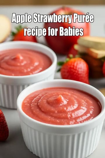 Apple Strawberry Purã©E For Babies Recipe