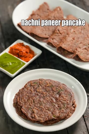 Nachni Paneer Roti Recipe (Ragi Paneer Paratha)