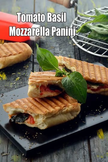 Tomato Basil Mozzarella Panini Recipe