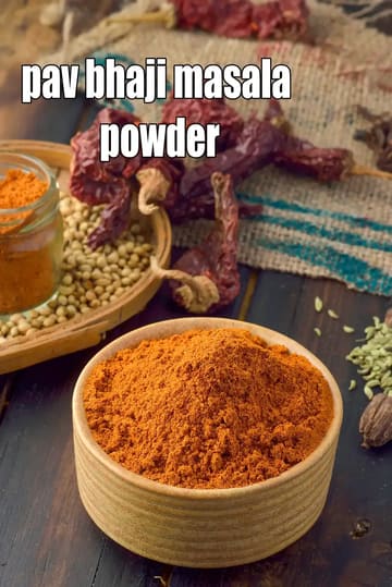 Pav Bhaji Masala Powder Recipe (Homemade Pav Bhaji Masala)