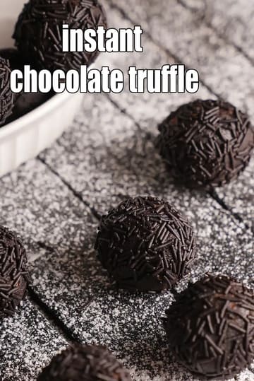 Instant Chocolate Truffle Recipe