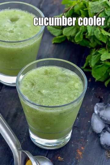 Cucumber Cooler Recipe (Cool Cucumber Drink)