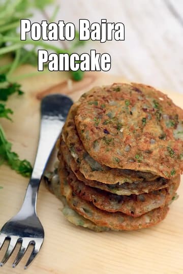 Potato Bajra Pancake Recipe
