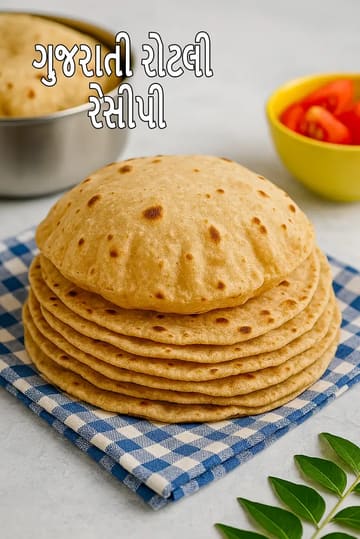 Gujarati roti recipe | how to make Gujarati roti | Gujarati flatbread | Â healthyÂ Gujarati phulka for beginners |