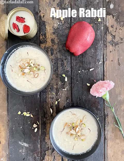 सेब रबड़ी रेसिपी (सेब रबड़ी)