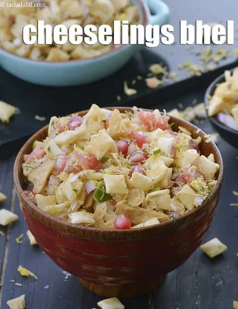 चीज़लिंग्स भेल रेसिपी (चटपटा चीज़लिंग भेल)