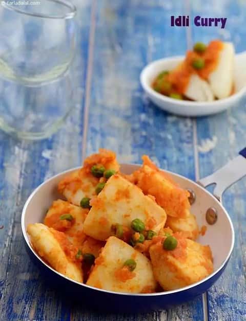 इडली करी रेसिपी (इडली सब्जी)