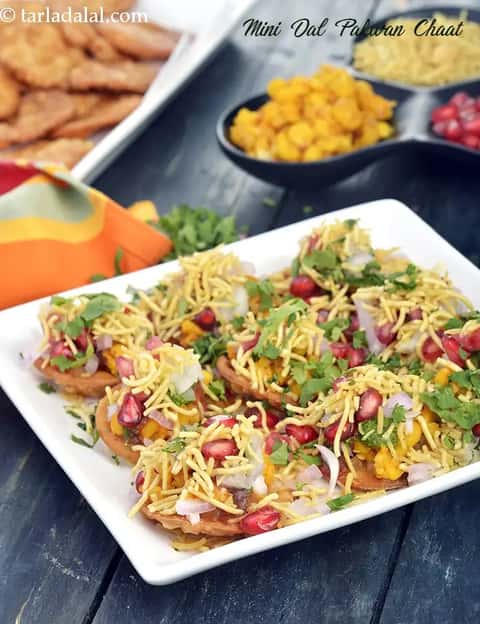 दाल पकवान चाट रेसिपी (सिंधी दाल पकवान चाट)