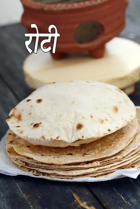 रोटी (नरम रोटी बनाने की विधि (फुल्का)