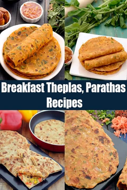 Parathas for breakfast | Thepla for Breakfast |