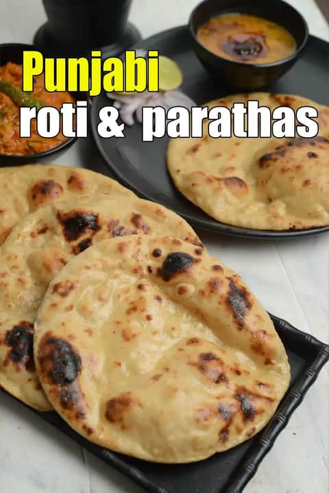Punjabi roti recipes |  Punjabi parathas